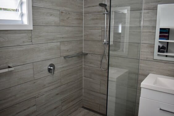 Roomy large shower